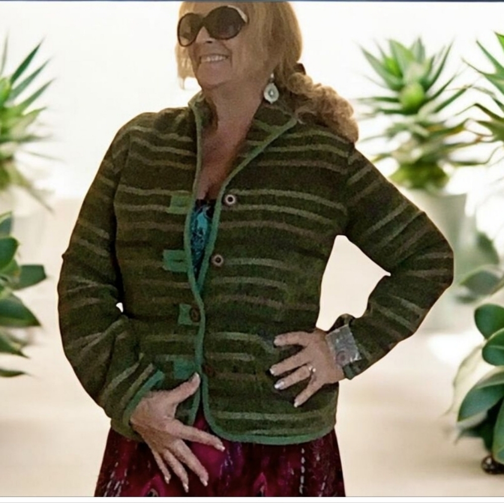 KORET Fall Winter Jacket  size Med covent Garden Fern NWT great earthy colors .